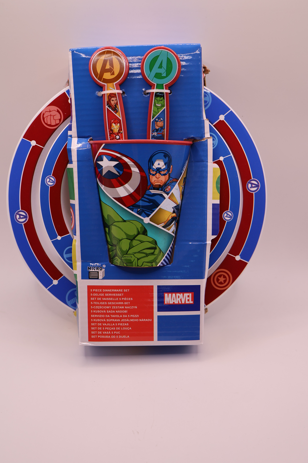 Zestaw naczyń Marvel Avengers – 5 elementów