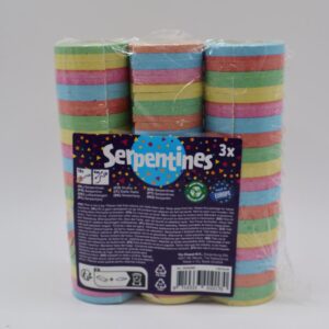Kolorowe serpentyny papierowe