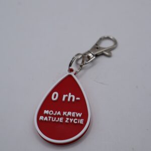 Brelok HDK – „Moja krew ratuje życie” - 0 rh-